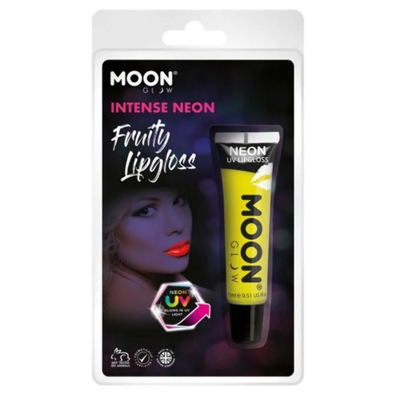 Moon Glow Intense Neon Uv Fruity Lipgloss, Yellow