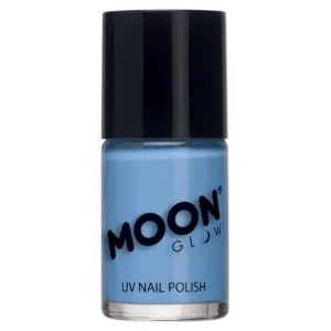 Moon Glow Pastel Neon Uv Nail Polish, Pastel Blue