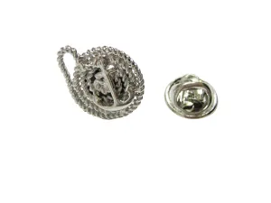 Nautical Rope and Anchor Lapel Pin