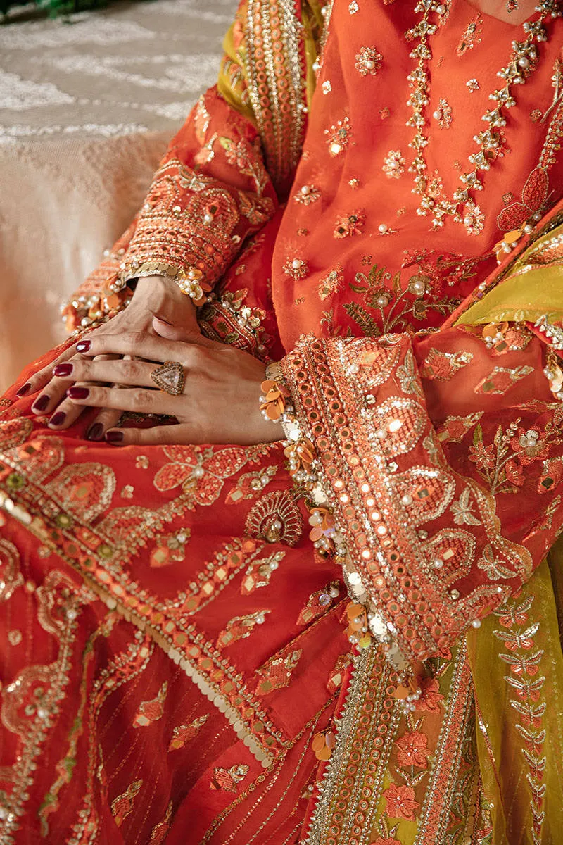NAZIA HASSAN | MNR Zarlish Festive Unstitched Collection 2022 | Unstitched Embroidered Organza Suit
