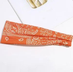 Orange Bandana Stirnband
