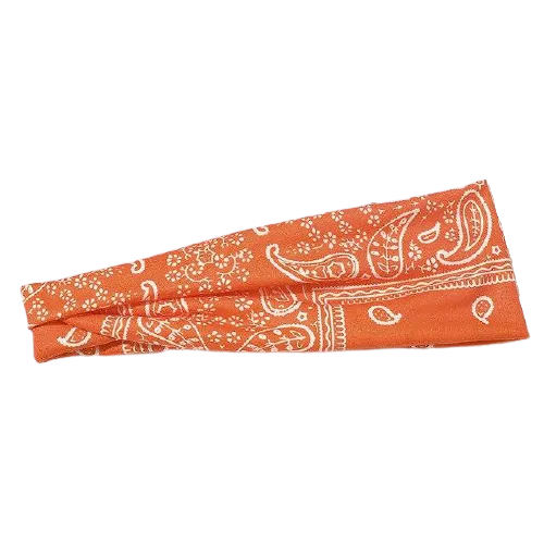Orange Bandana Stirnband