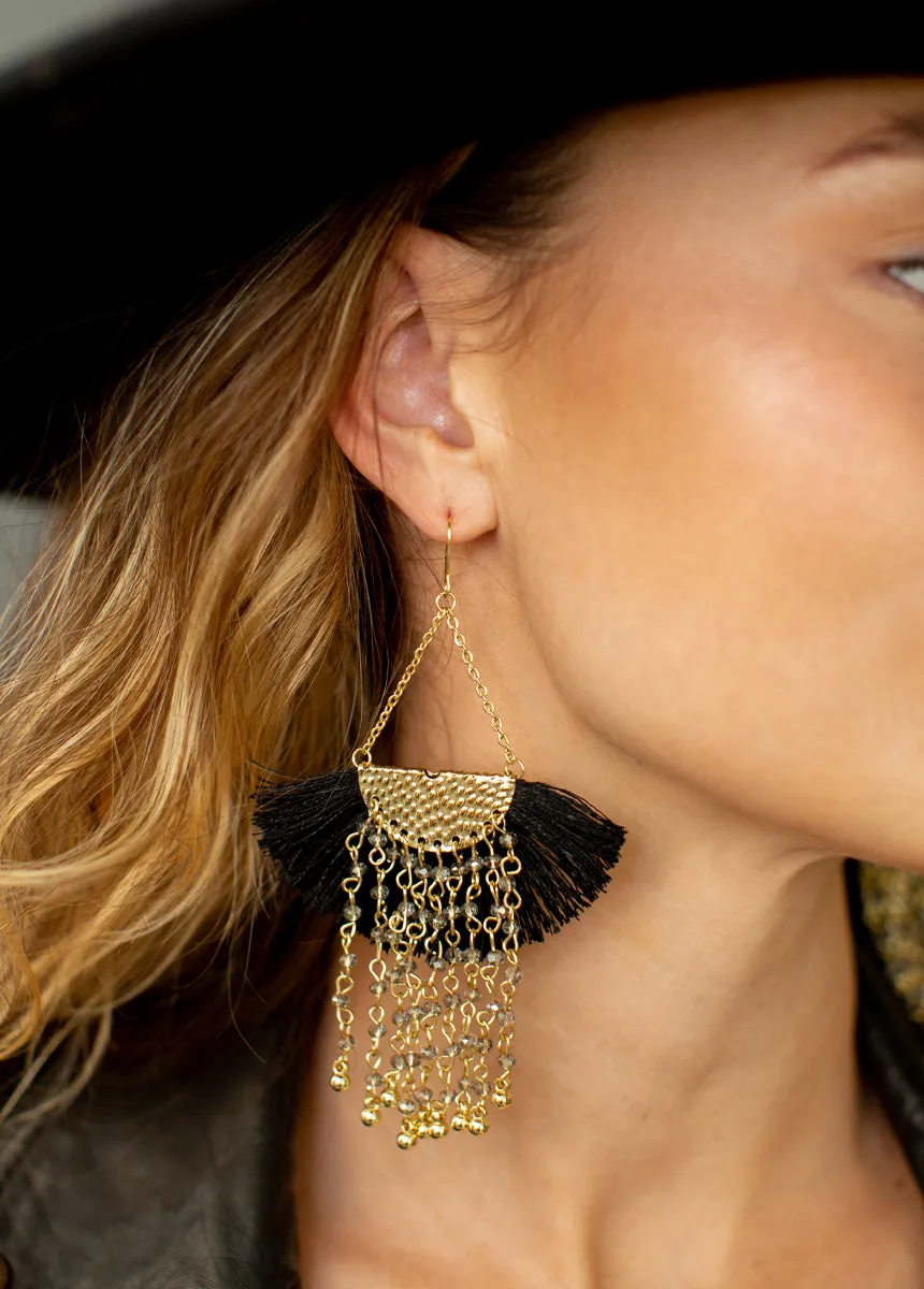 Oraya Earring in Black