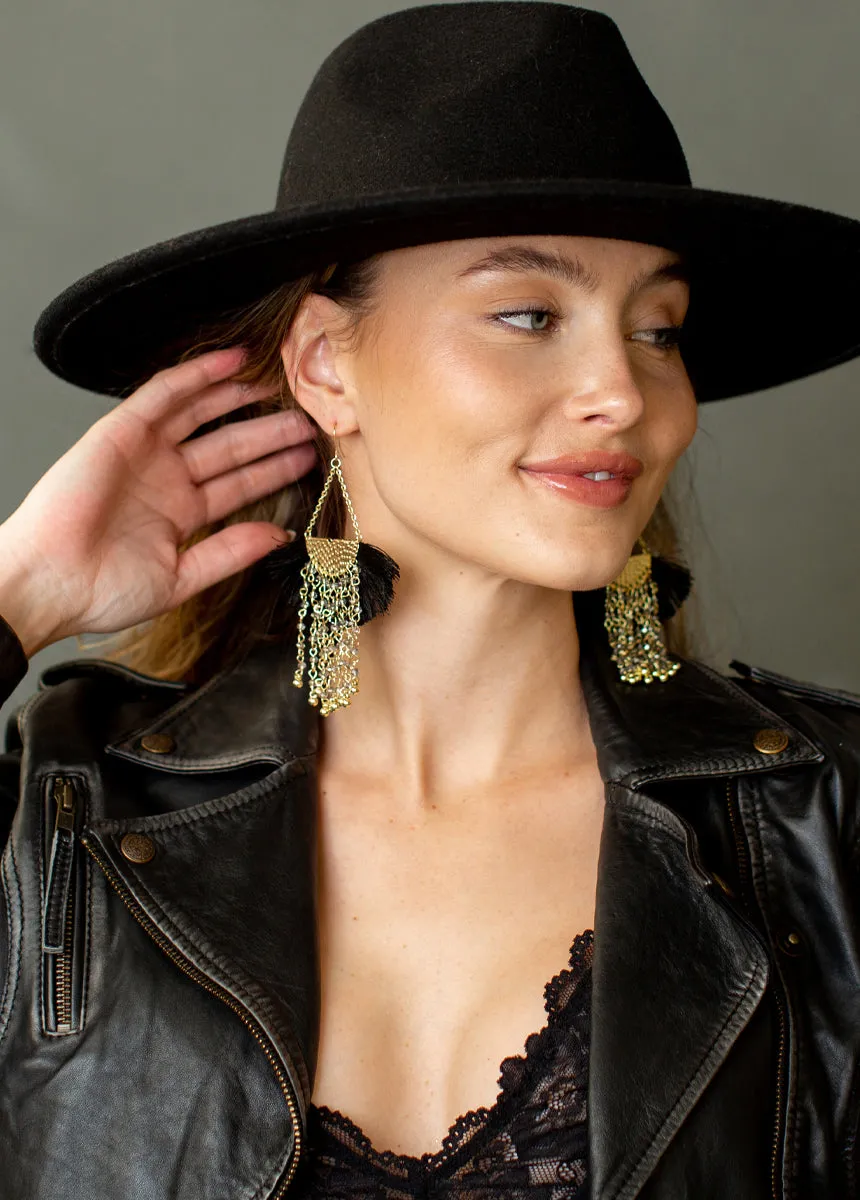 Oraya Earring in Black