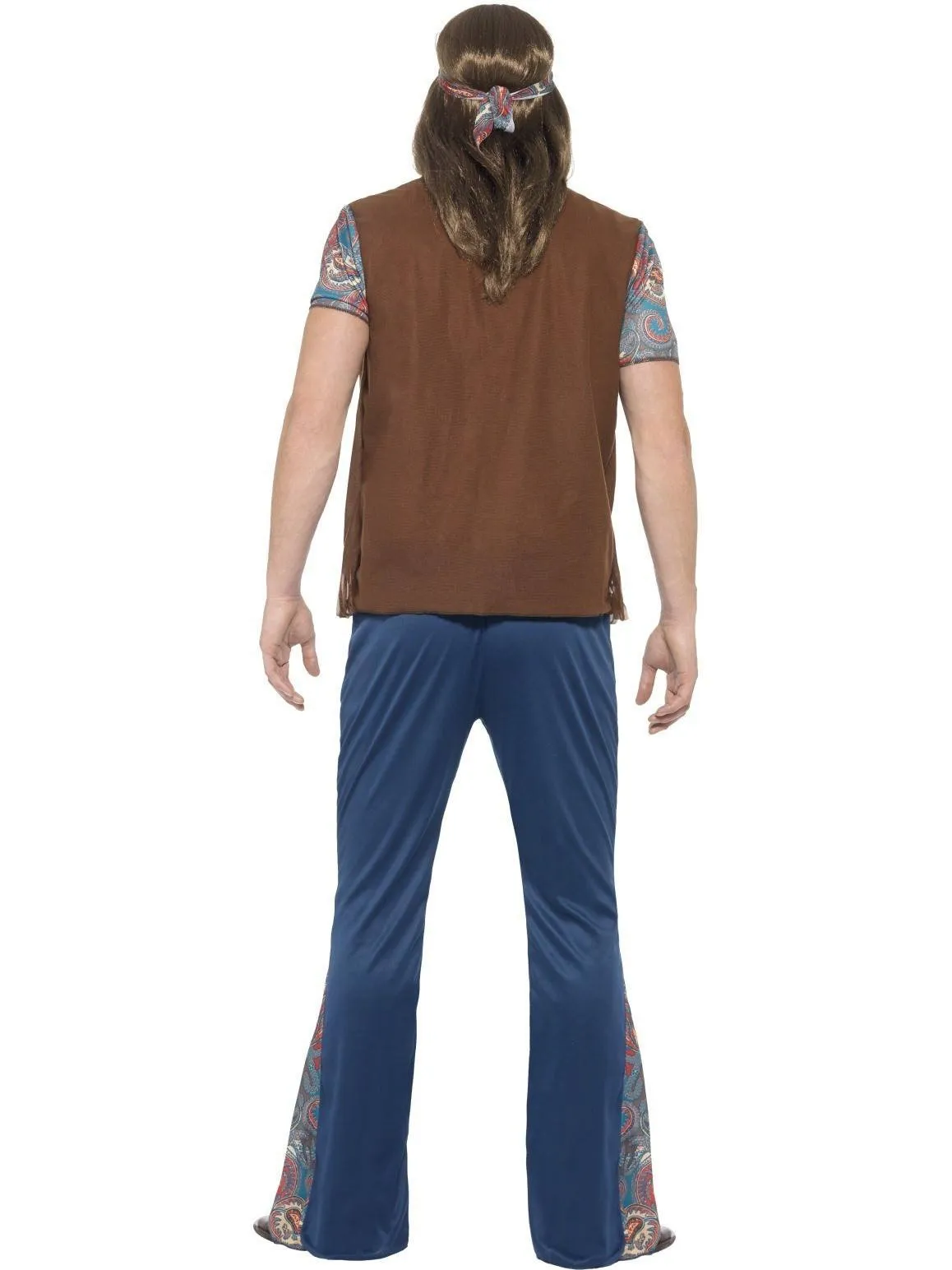 Orion the Hippie Mens 60s Fancy Dress Costume