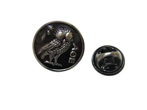 Owl of Athena Lapel Pin