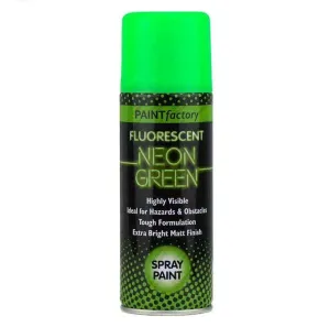 Paint Factory Neon Green Spray Paint 200ml