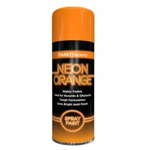 Paint Factory Neon Orange Spray Paint 400ml