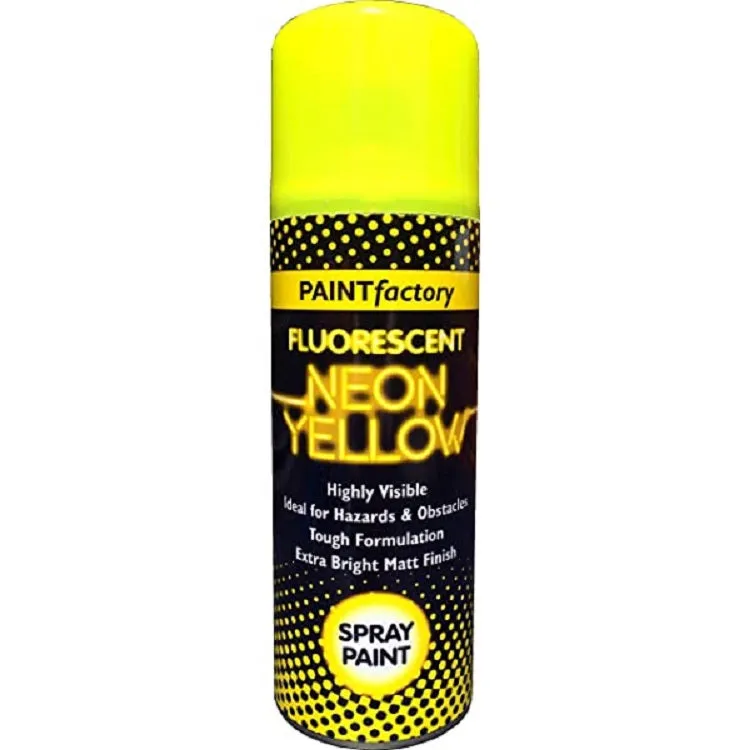 Paint Factory Neon Yellow Spray Paint 200ML
