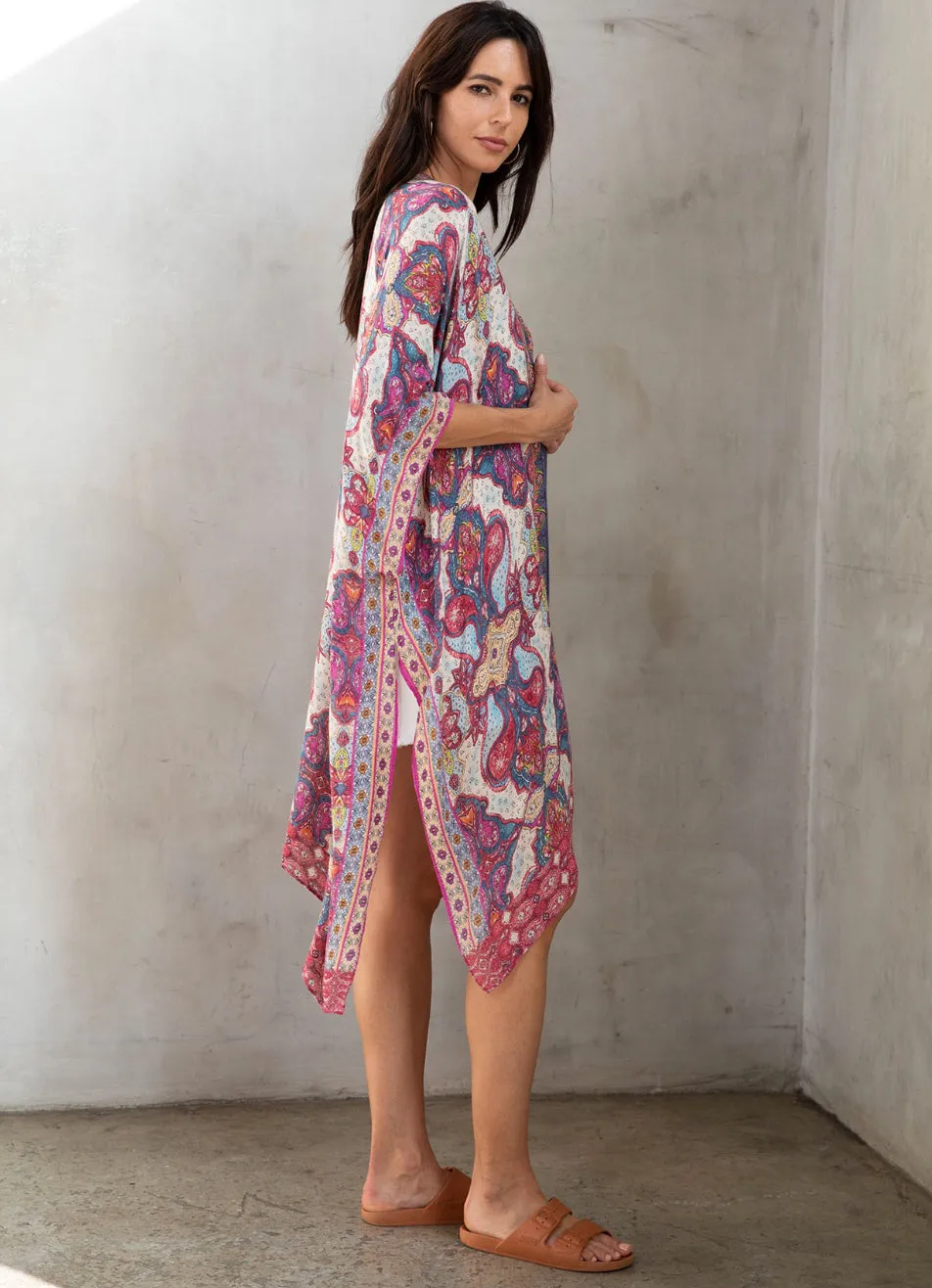 Paisley Print Kimono