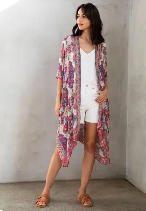 Paisley Print Kimono