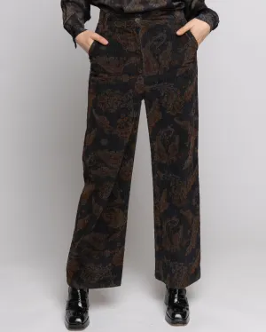 Paisley Wide Leg Pant