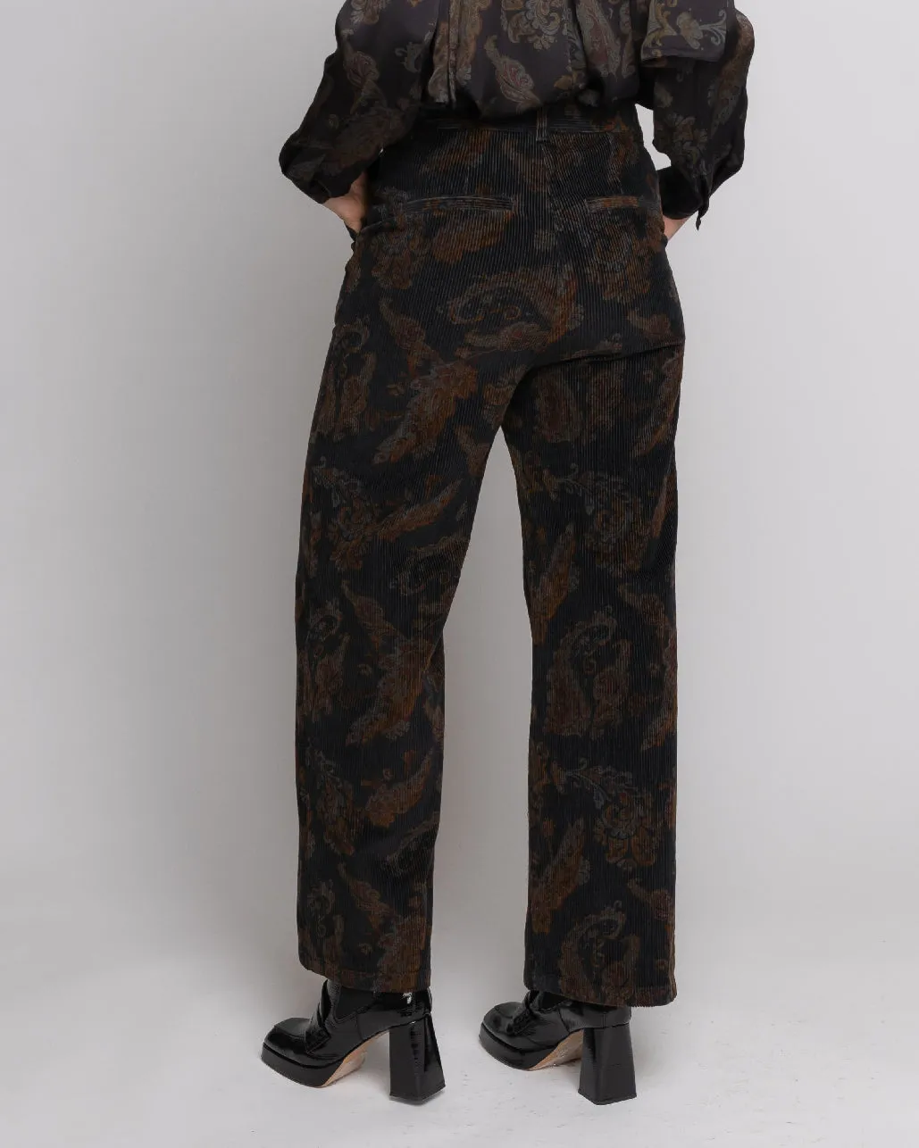 Paisley Wide Leg Pant