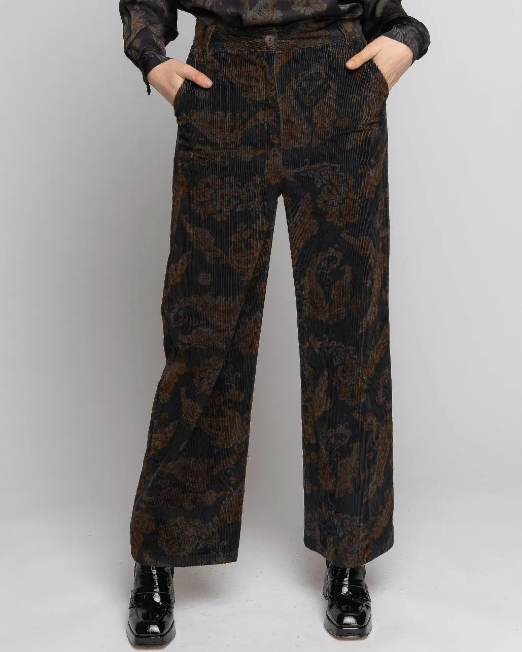 Paisley Wide Leg Pant