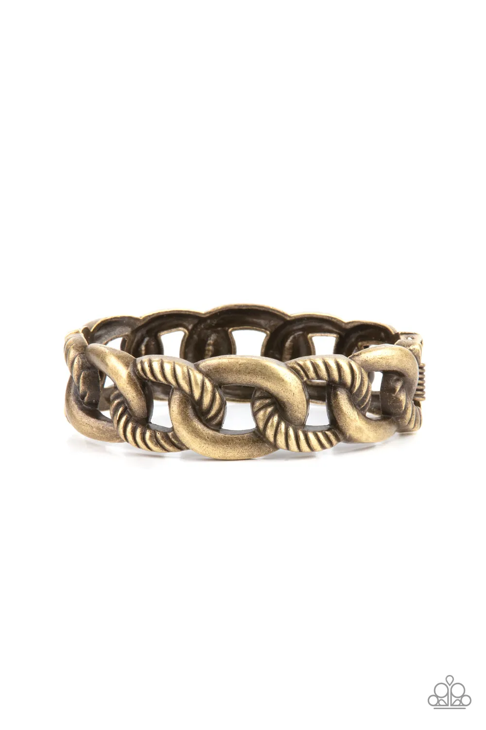 Paparazzi Bold Move - Brass Bracelet