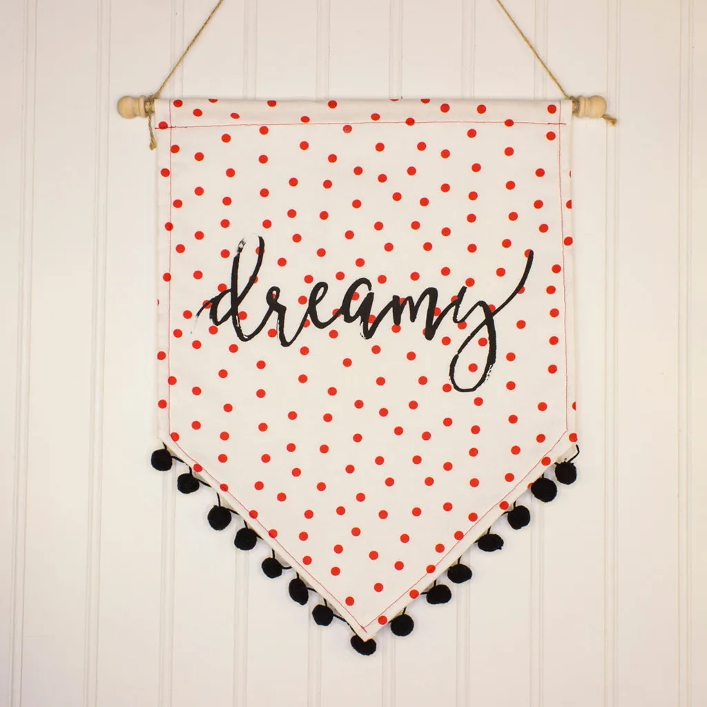 Patterned pennant banner