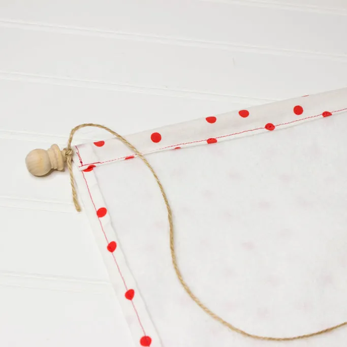 Patterned pennant banner