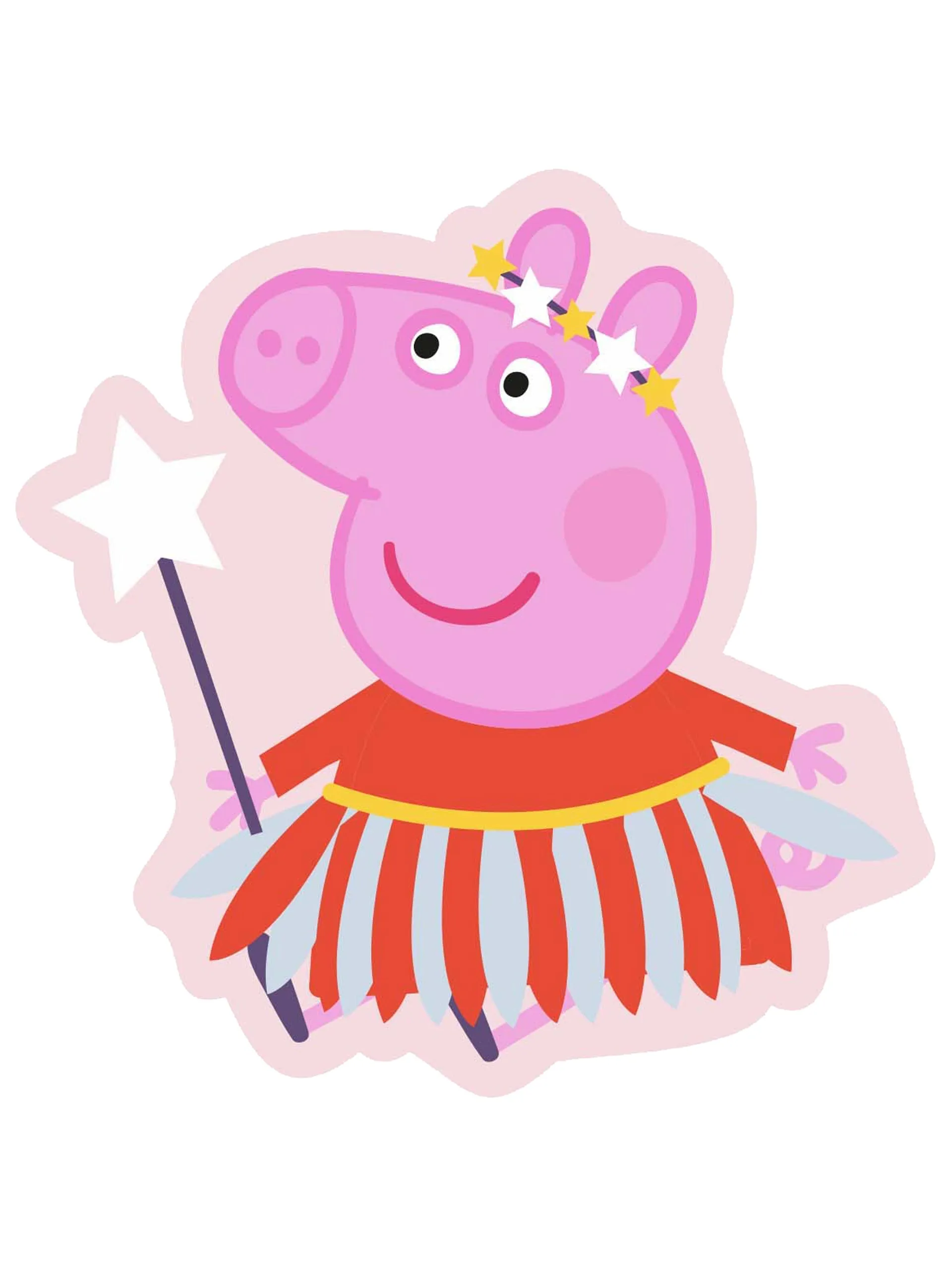Peppa Pig Shaped Pillow