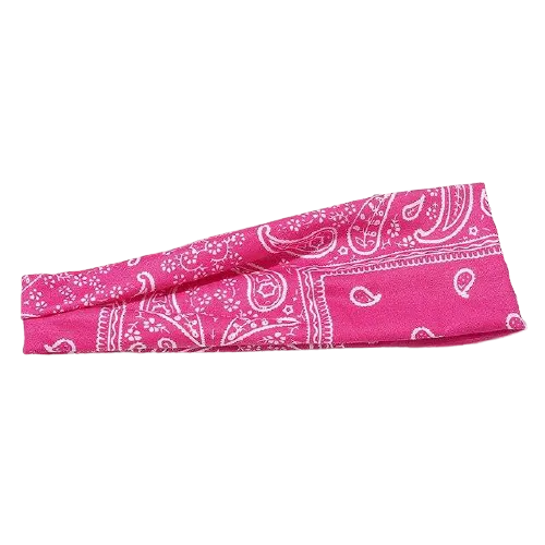 Pink Bandana Stirnband