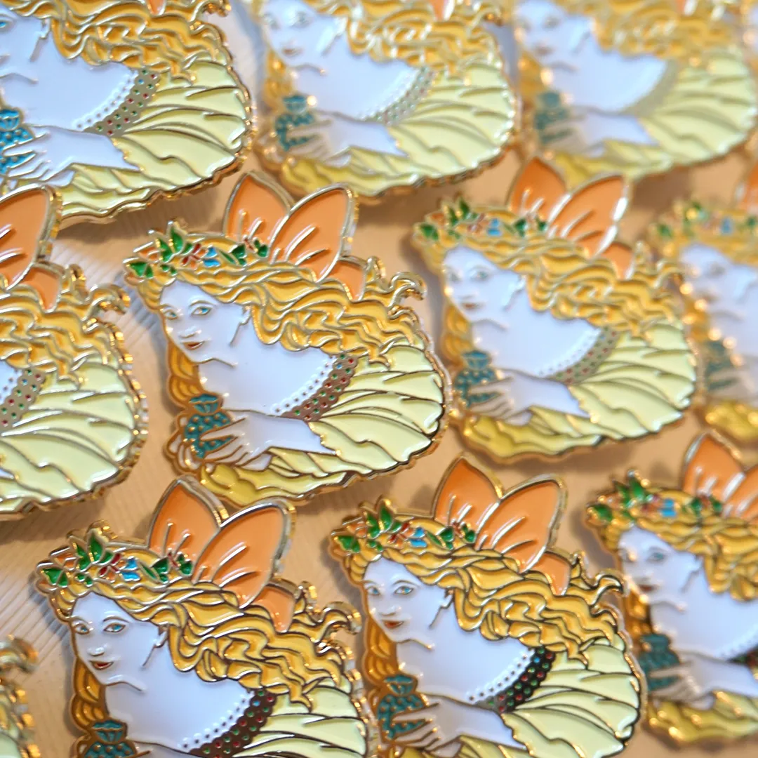 Portrait of a fairy | Enamel Pin