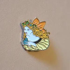 Portrait of a fairy | Enamel Pin