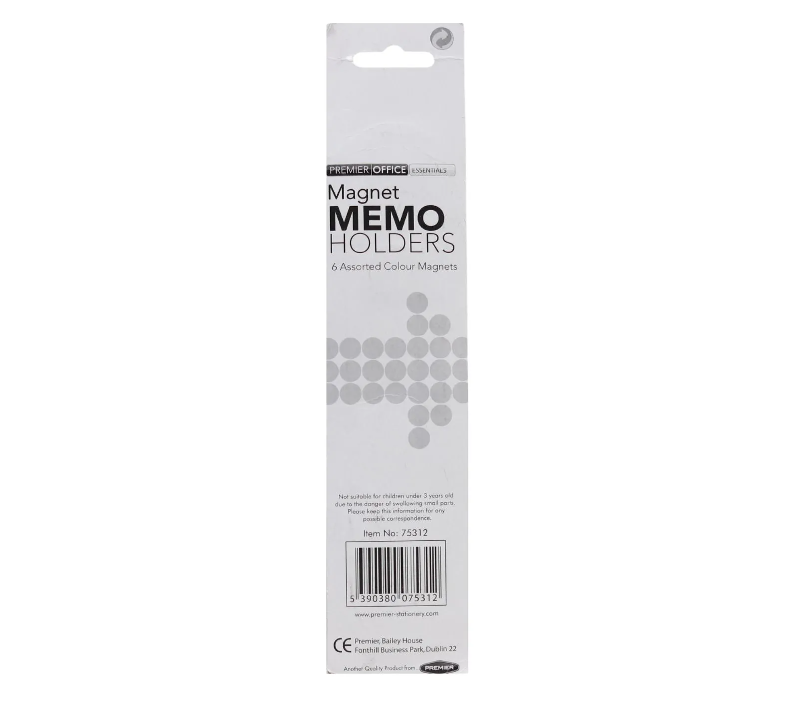 Premier Office - 6 Magnetic Memo Holder - Bold
