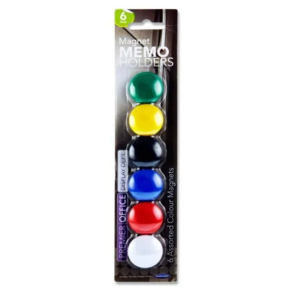 Premier Office - 6 Magnetic Memo Holder - Bold