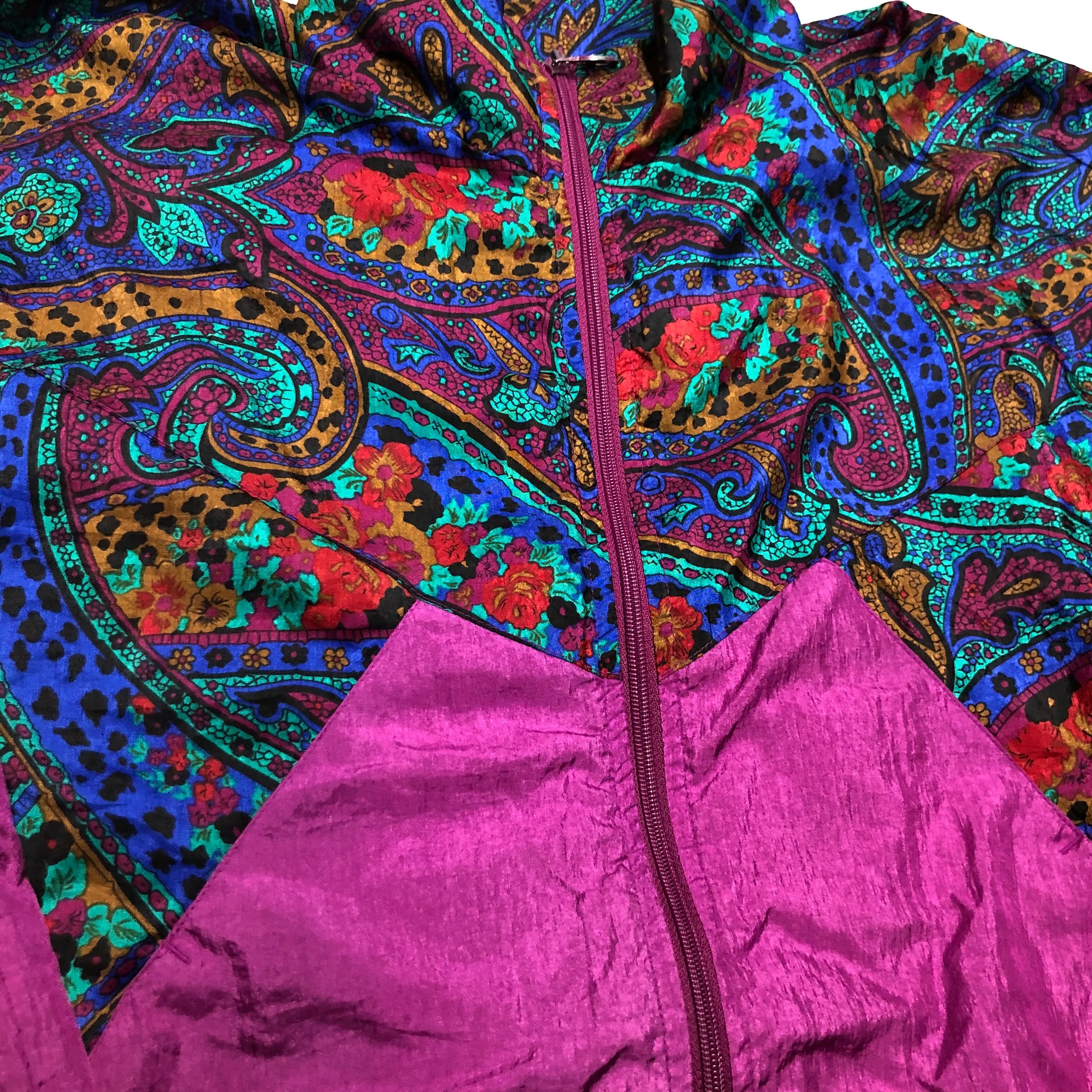 Purple Paisley Windbreaker (S)