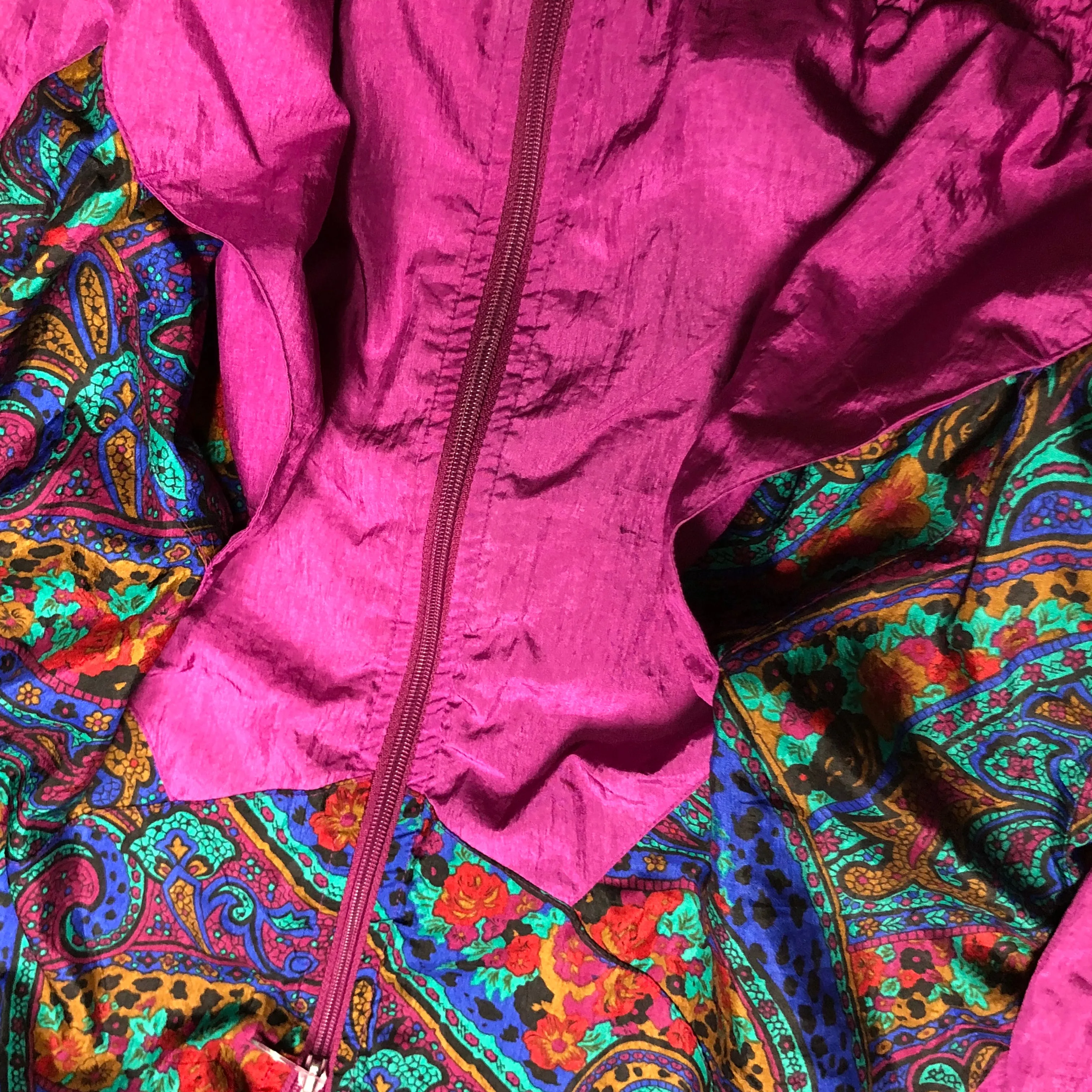 Purple Paisley Windbreaker (S)