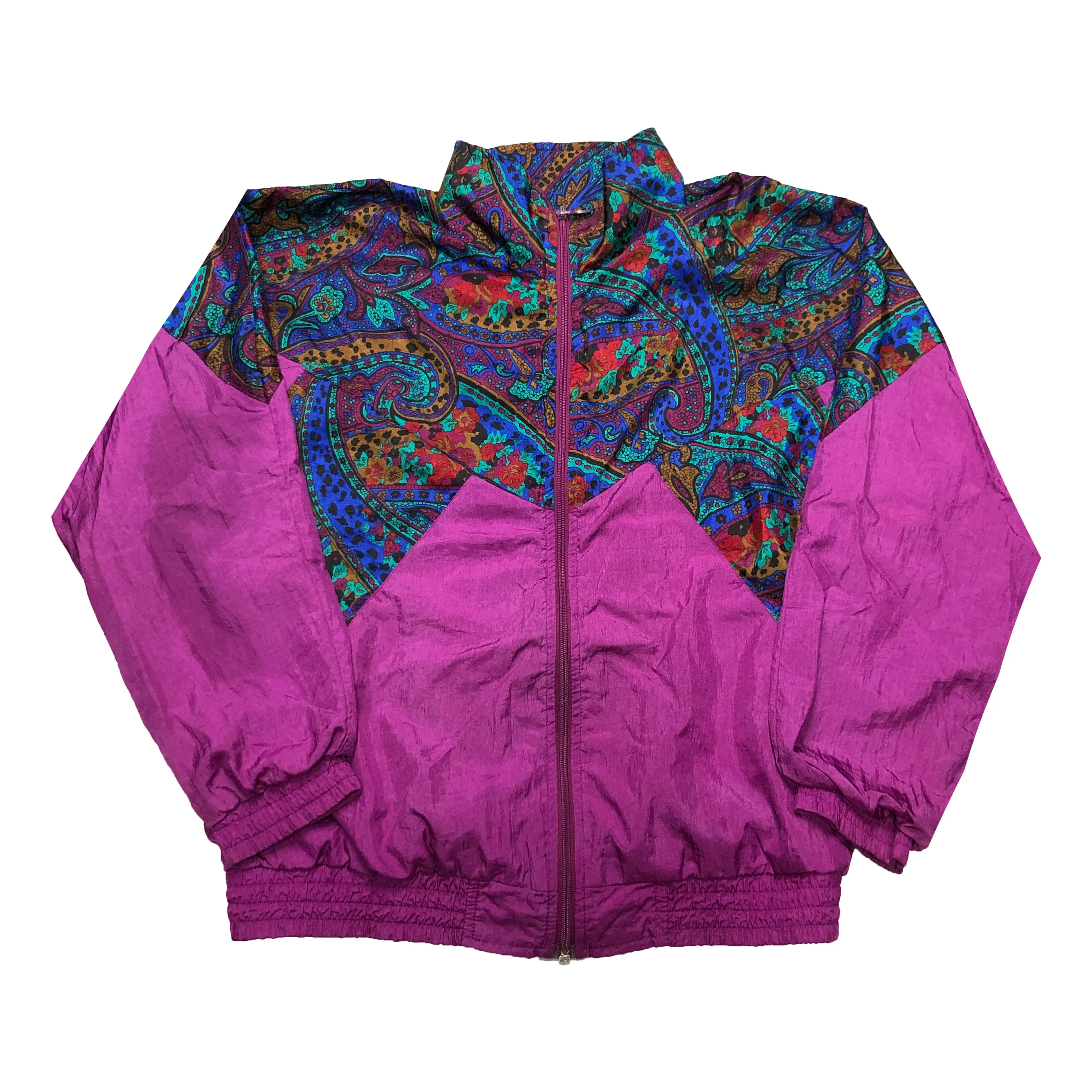 Purple Paisley Windbreaker (S)