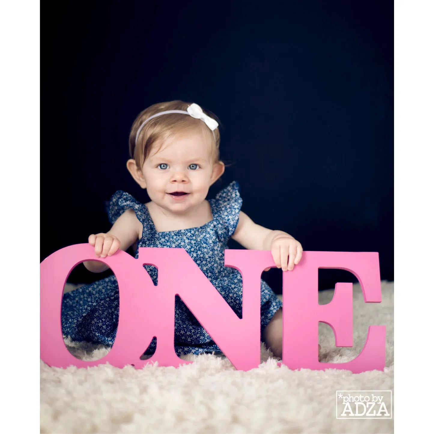 "ONE" Sign Photo Prop