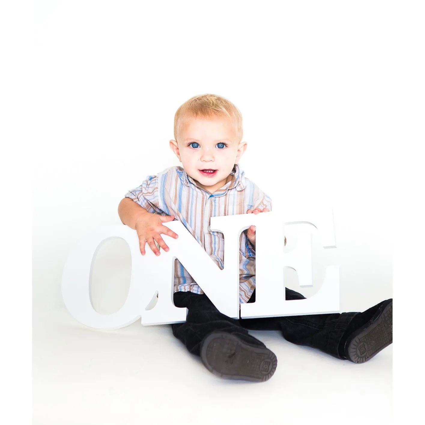 "ONE" Sign Photo Prop