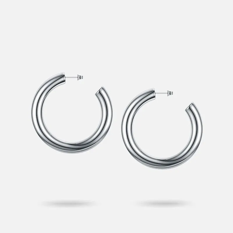 RALLY HOOP EARRINGS