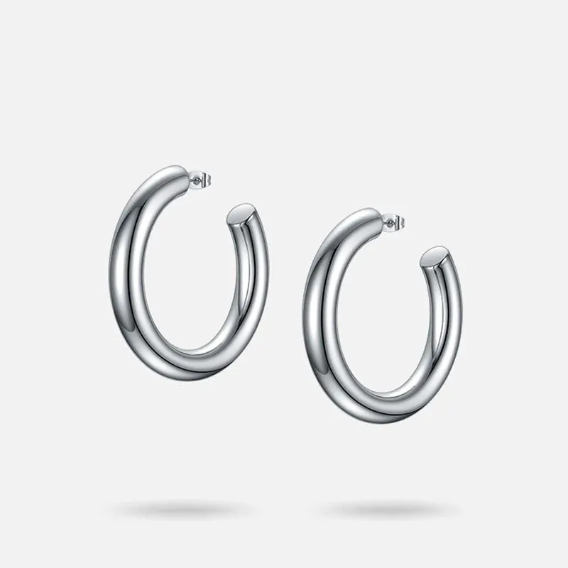 RALLY HOOP EARRINGS