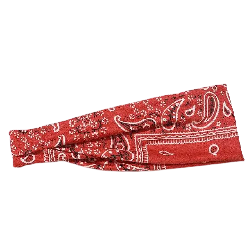 Red Bandana Stirnband