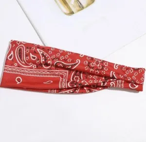 Red Bandana Stirnband