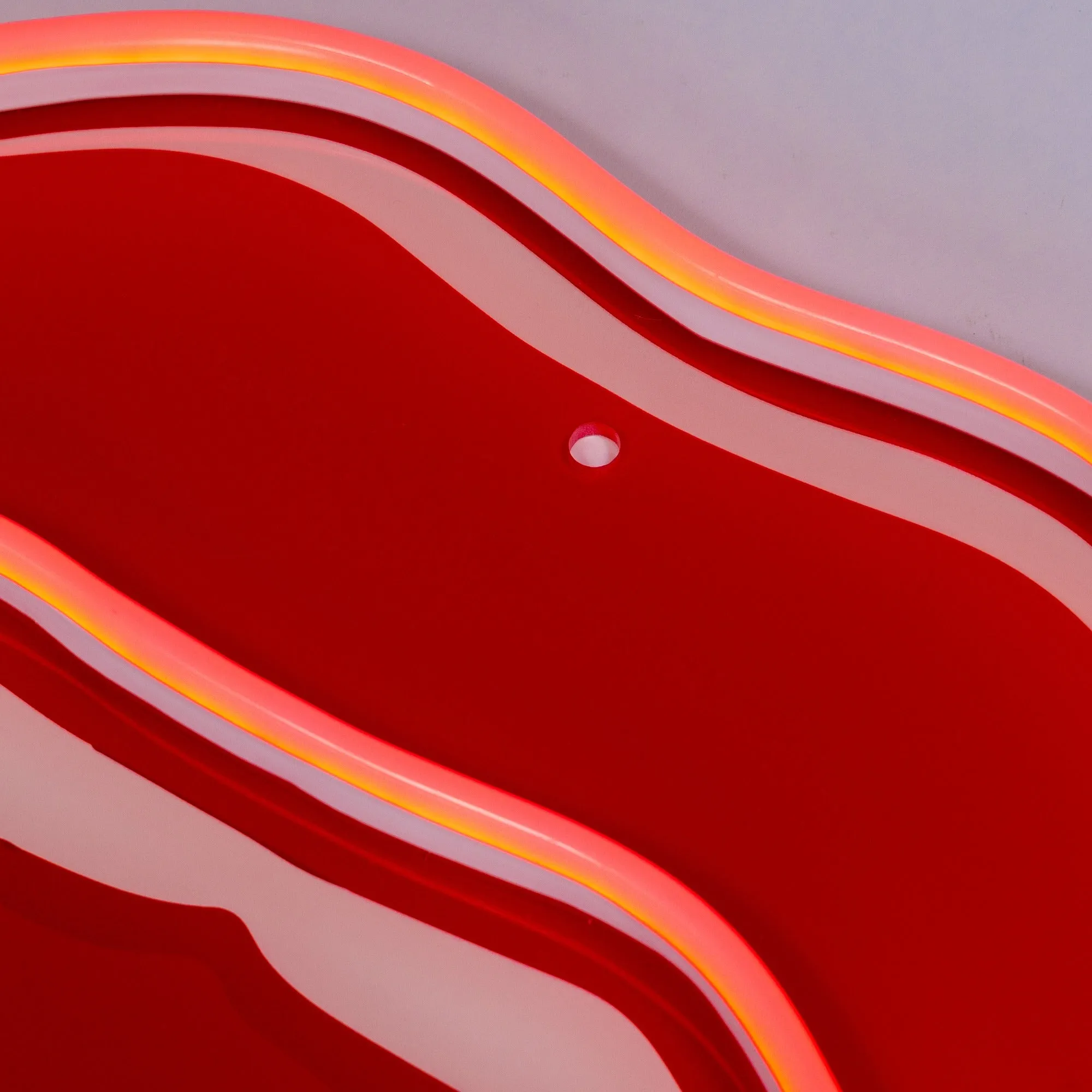 Red Lips by Tom Wesselmann - LED neon sign