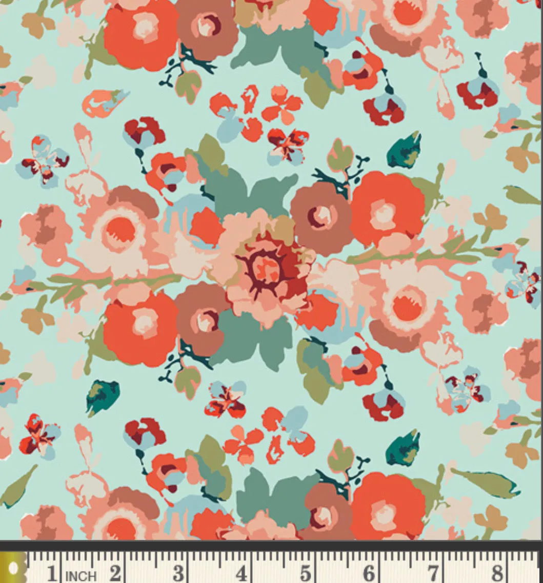 Reflection of Love Light Fabric, Love Story Collection By Maureen Cracknell For Art Gallery Fabrics