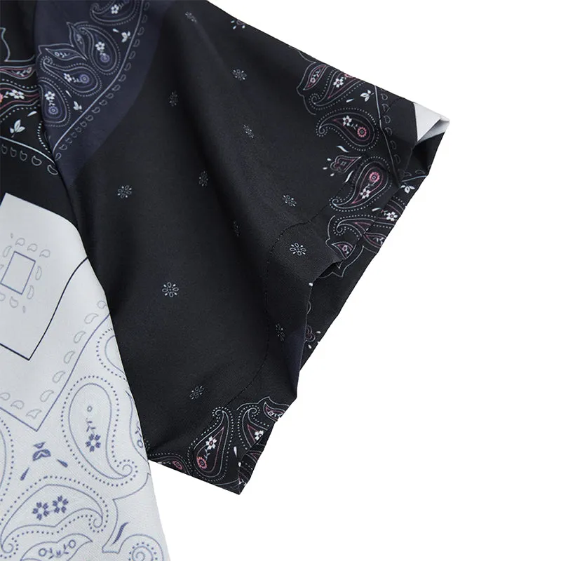 RETRO PAISLEY BUTTON DOWN ALOHA SHIRT
