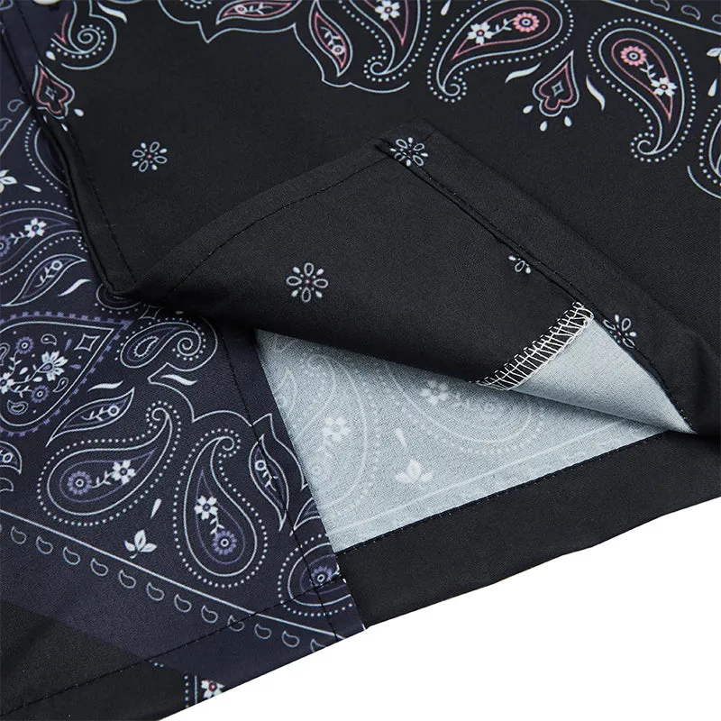 RETRO PAISLEY BUTTON DOWN ALOHA SHIRT