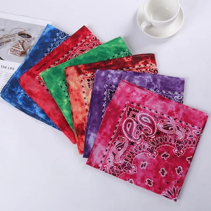 Retro Paisley Print Bandana