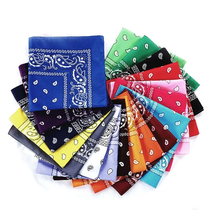 Retro Paisley Print Bandana