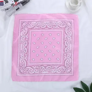 Retro Paisley Print Bandana
