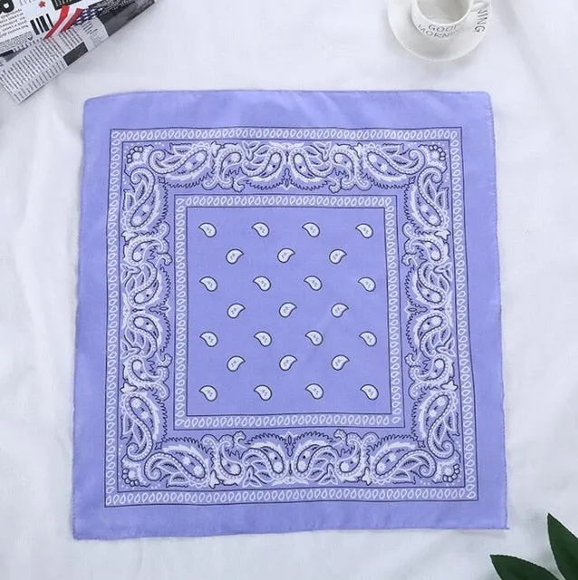 Retro Paisley Print Bandana