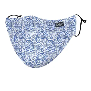 Retro Paisley printed mask