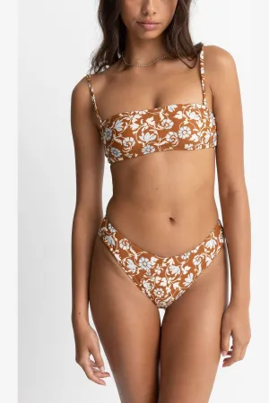 RHYTHM HIGHLAND PAISLEY BANDEAU TOP - OAK