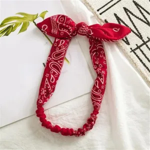 Rotes Bandana Haarband