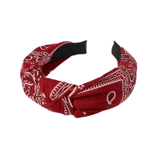 Rotes Bandana Haarreif