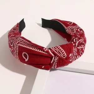 Rotes Bandana Haarreif