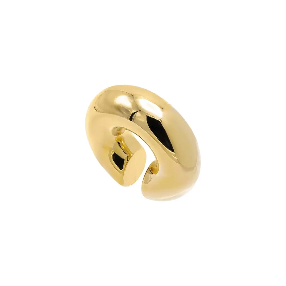 Solid Chunky Hollow Ear Cuff
